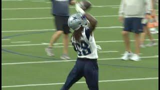 CeeDee Lamb making one-handed catches from Dak Prescott. Incredible all smiles!!