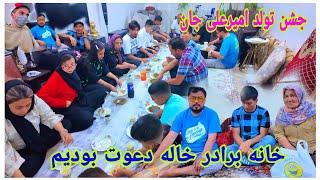 مهمان خانواده ایرانی بودیم ️جشن تولد امیر علی جان پسر دایی برات  واقعا خوش گذشت 