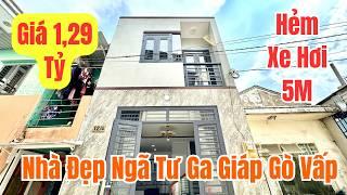 Nhà Quận 12 Giá Rẻ | Chỉ 1,29 Tỷ Có Ngay Nhà 1 Trệt 1 Lầu Ngay Ngã Tư Ga Quận 12 Giáp Gò Vấp