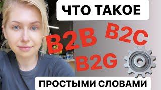 ЧТО ТАКОЕ В2В ?  Чем бизнес модель b2b отличается от b2c и b2g?  Что такое  b2h и h2h?