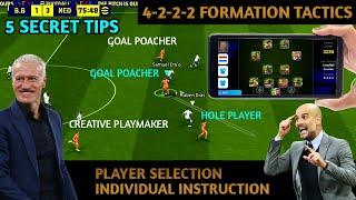 4-2-2-2  Quick Counter Best Formation In eFootball 2025 | Long Ball Counter Best Formation