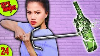 PROJECT ZORGO BOTTLES with NOTES vs NINJA & SPY Gadgets - Spy Ninjas #24