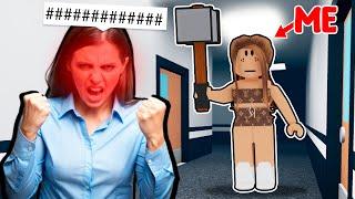 Trolling a Toxic Player on My Friend's Account in ROBLOX Flee the Facility!