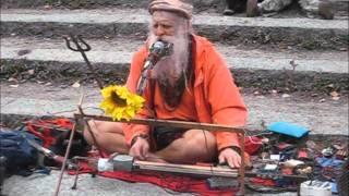 Busking in Berlin: India Bharti at the Mauer Park in Berlin.