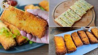 Ramadan Special Crispy Potato Rolls-Rolls-Potato Stuffed Bread Roll-Easy Snacks Recipe