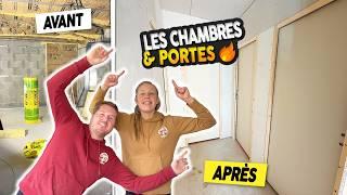 NEW ROOMS and DOORS (the change is incredible!) - EP89 - house renovation