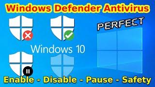 ️️ How to Disable or Enable Windows Defender on Windows 10 (2020)