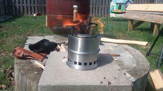 Tomshoo twig stove review/test