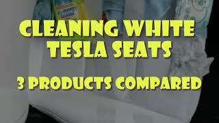 Cleaning White Tesla seats