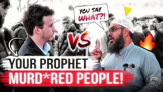 EPIC STREET DEBATE!! Christian Student v/s Shaykh Uthman | Bible, Quran, Prophets & More!!