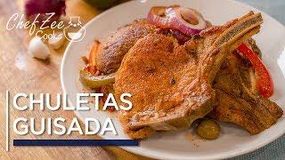 Chuletas Guisada Dominicanas | Dominican Pork Chops | Made To Order | Chef Zee Cooks