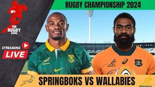 Springboks vs Wallabies 2024 Rugby Championship Live Commentary 2nd Test