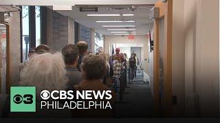 Bucks County, Pennsylvania, voters face long lines for on-demand mail-in ballots