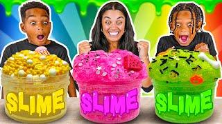 MAKING GIANT FLUFFY SLIME WITH THE PRINCE FAMILY CLUBHOUSE