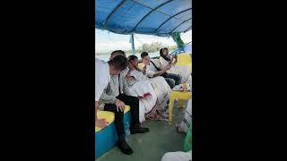 The uncle took everyone to visit Lake Tana, the largest lake in Ethiopia