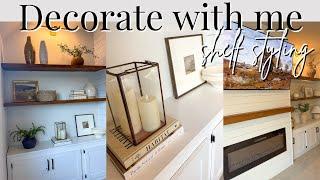 DECORATE WITH ME 2025 | Shelf Styling Ideas | Home Decor Ideas for 2025