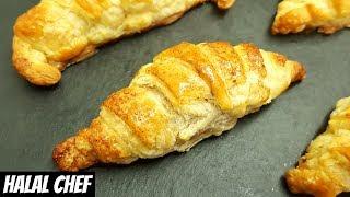 EASY CROISSANT RECIPE | 25 MIN | Halal Chef