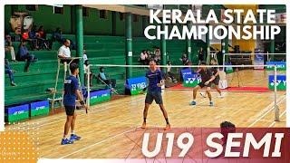 AMAN/GAUTHAM VS AMAN/VARGHESE:YONEX-SUNRISE KERLALA STATE SENIOR CHAMPIONSHIP THRISSUR 2024