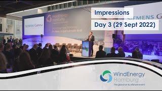 WindEnergy Hamburg 2022: 3rd day of the global on & offshore expo