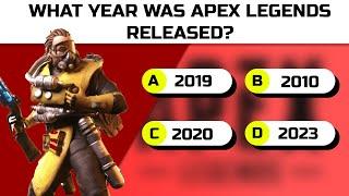 ULTIMATE APEX LEGENDS QUIZ! TEST YOUR KNOWLEDGE!