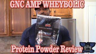 Supplement Review- GNC AMP WheyBolic Protein Powder