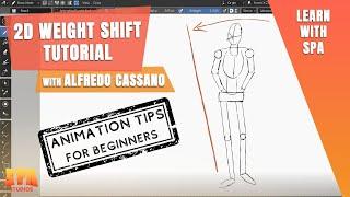 How to WEIGHT SHIFT in 2D ANIMATION