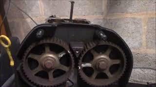 land rover freelander 1 8 timing belt timing marks and tension aligning cams and crank piston midway