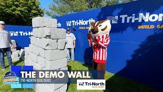 The Tri-North Builders Demo Wall is back at Kids Building Wisconsin 2025