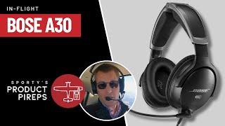 Bose A30 Aviation Headset - test flight in Cirrus, Aztec, Cessna 172 vs. Bose A20