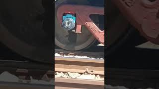 Indian freight train wheel on the rail joint ! #shorts #short #ytshorts #ytshort #trending #viral