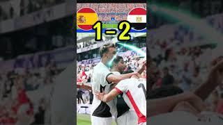 Spain vs Egypt 1-2 Paris Olympics 2024#shorts #spain #egypt #football #viralvideo #soccer #fyp