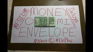 Deluxe Money Origami Gift Envelope Dollar Money Origami Design © #DrPhu