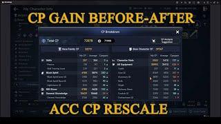 Black Desert Mobile | Before and After CP Rescale - From CP 72K to 74K