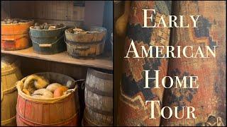 Primitive Antiques ~ Colonial Decorating in a 1904 Farmhouse