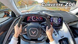 Living with the New 670hp Corvette Z06 - Is the Flat Plane V8 Chevy a Supercar? (POV Binaural Audio)