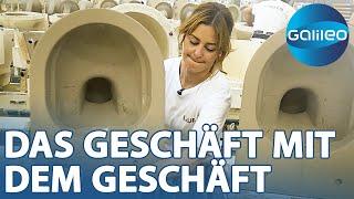 Das Geschäft mit dem Geschäft: 2 Tage in der Toilettenproduktion | Galileo | ProSieben