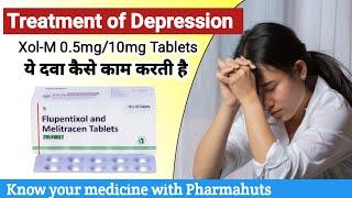 Flupentixol & melitracen Tabelts hindi | Medicine for Anxiety & Depression | Xol-M 0.5mg/10mg tablet