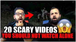 DID YOU POOP OR NAH? 20 Scary Videos You Should Not Watch Alone *REACTION!!