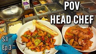 POV Cooking: Mastering the Heat in a Chaotic Kitchen! Sautee Station