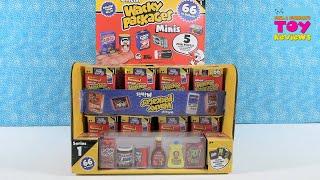 Official Wacky Packages Minis Full Case Blind Bag Opening Review | PSToyReviews