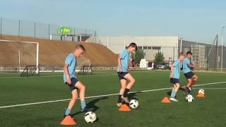 Sports Factory • Individual soccer training • Quick feet, Ball mastery,  Reaction, Passing (HD)