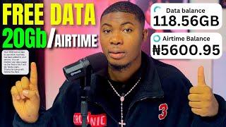 Get Free 20GB Data | Airtime Daily In Nigeria Without Buying (All Network) MTN AIRTEL GLO 9MOBLE