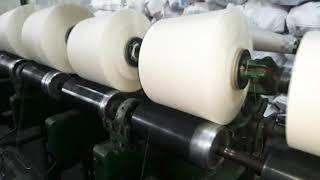 Yarn Cone Winding Machine | Re-coning Winding Machine in Textile Factory | Cone Winding Machine