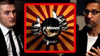 Sundar Pichai's p(doom): Will AI destroy human civilization? | Lex Fridman Podcast Clips
