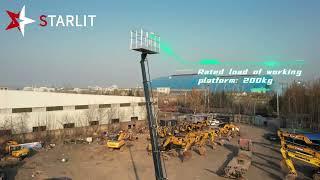 28m Starlit Truck-mounted telescopic boom lift China aerial work platform factory #boomlift #foryou