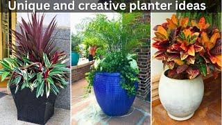 Unique planter designs for small spaces | Unique and creative planter ideas #planter#pot#garden