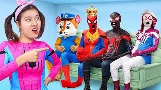 Superhero Hospital | Spider-Man Get Into Trouble At Superhero Hospital | Chom Chom