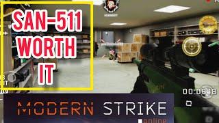 NEW MODERN STRIKE ONLINE GAMEplay | San 511 Best Sniper Gun!