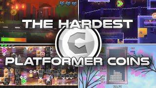 15 Hardest Platformer Coins in Geometry Dash! (SHOWCASE)