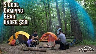 5 Cool Camping Gear Items Under $50